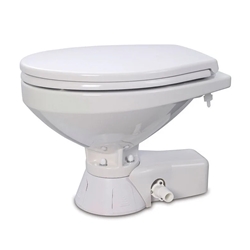 Jabsco Quiet Flush Electric Toilet - Standard Bowl, 12V